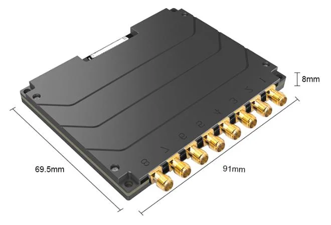 Smoothly Working Impinj R2000 8 Port RFID Long Range UHF 860-960MHz Reader Module