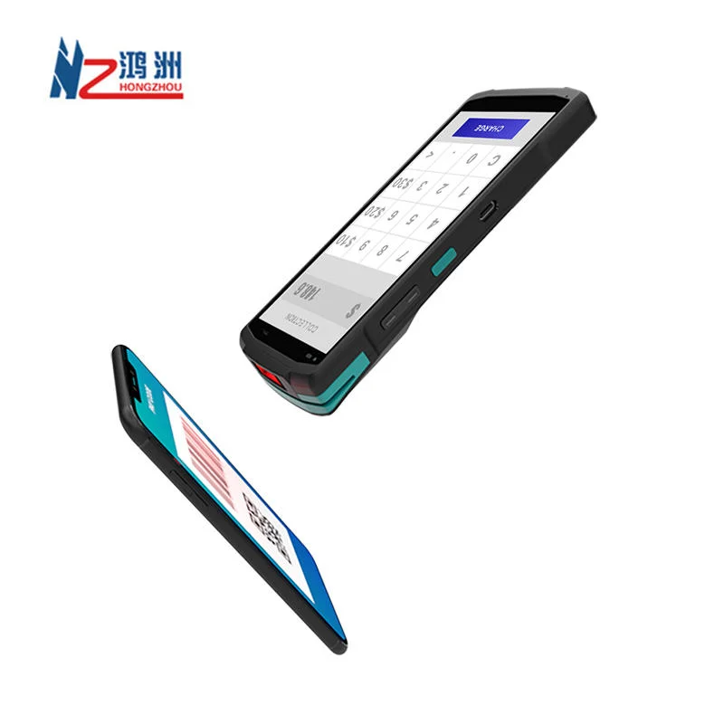 Android 10.0 Handheld POS Terminal Camera Scan 1d & 2D Qr Code Support