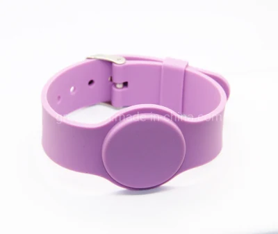 Pulseira de silicone RFID personalizada à prova d'água série G G09 pulseira NFC ecológica 13,56 MHz Hf e 125 kHz Lf