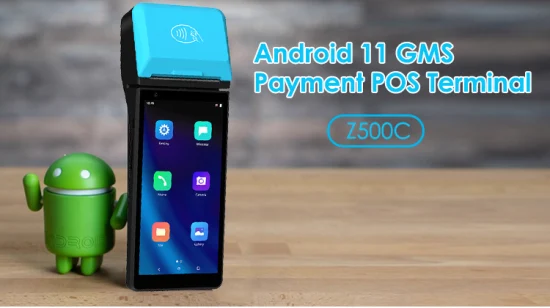 Terminal POS Android portátil portátil com sistemas de impressora Android Mobile Touch POS Z500c