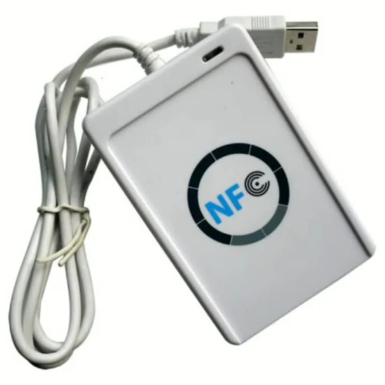 USB Uid Interface Proximidade RFID Hf 13,56MHz Leitor de cartão com chip inteligente Gravador 122u